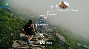 mussoorie to surkanda devi distance - SURKANDA DEVI TREK